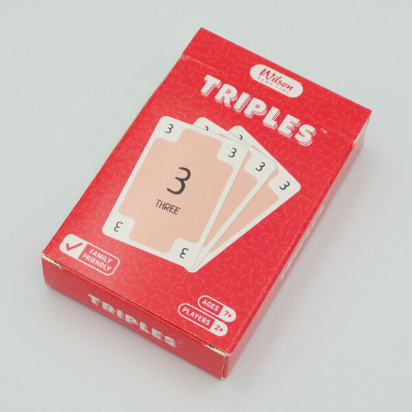 Triples Card Game - Red
